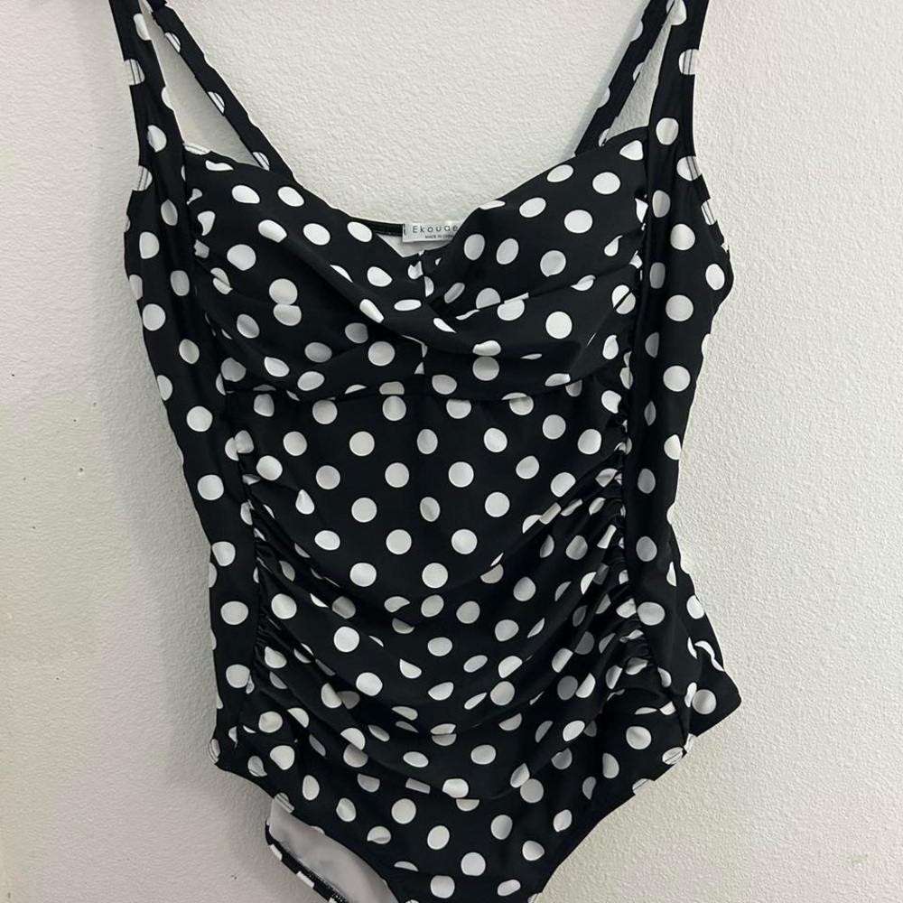 Black and White Polka Dot  Swimsuit